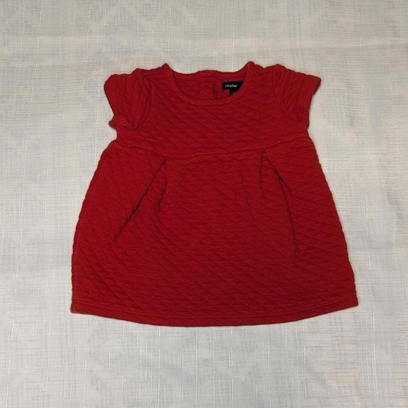 Baby Gap Girl's Red Quilted Dress‎ - Picture 1 of 7